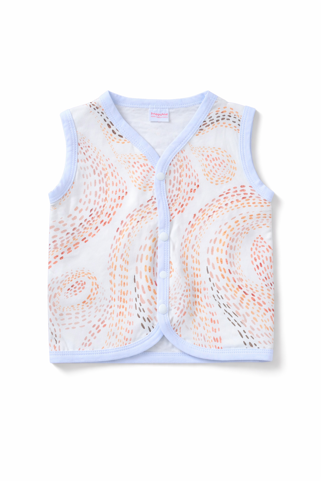 Jabala Wings Newborn Baby Vest | Soft Cotton Sleeveless Jabala Top (0–3 Months)