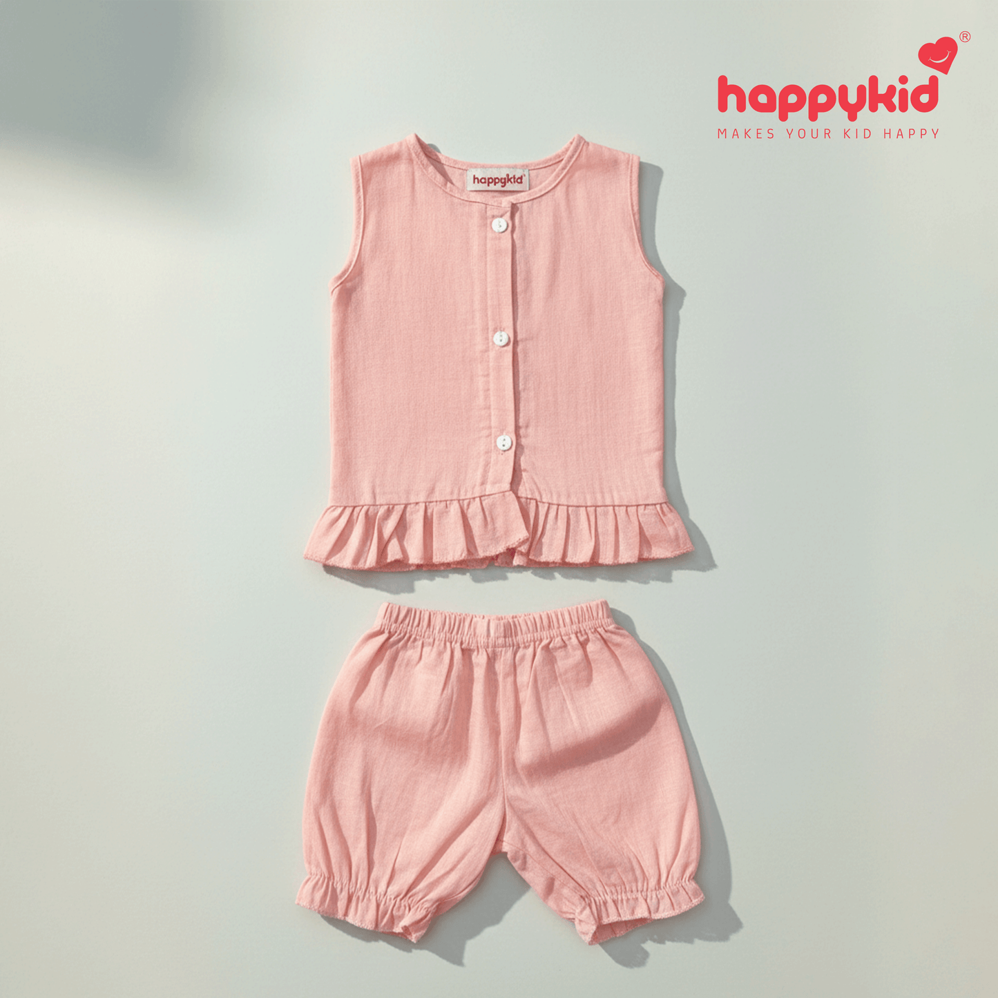 Baby Girls Voile Cotton Dress Set (0–3 Months)