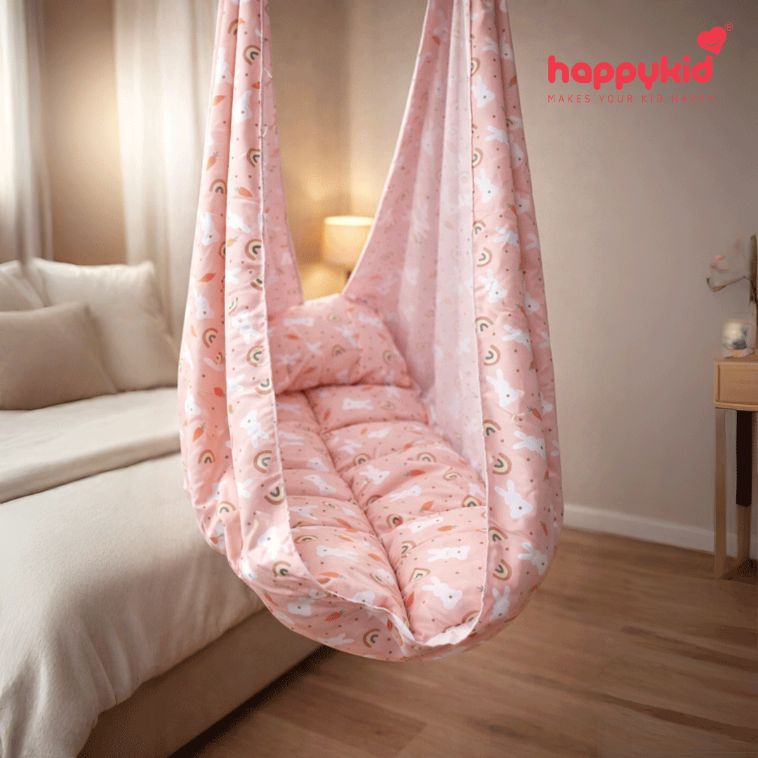 Premium Baby Bed Cradle Combo with Adjustable Window Hanger