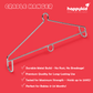 Premium Baby Bed Cradle Combo with Adjustable Window Hanger