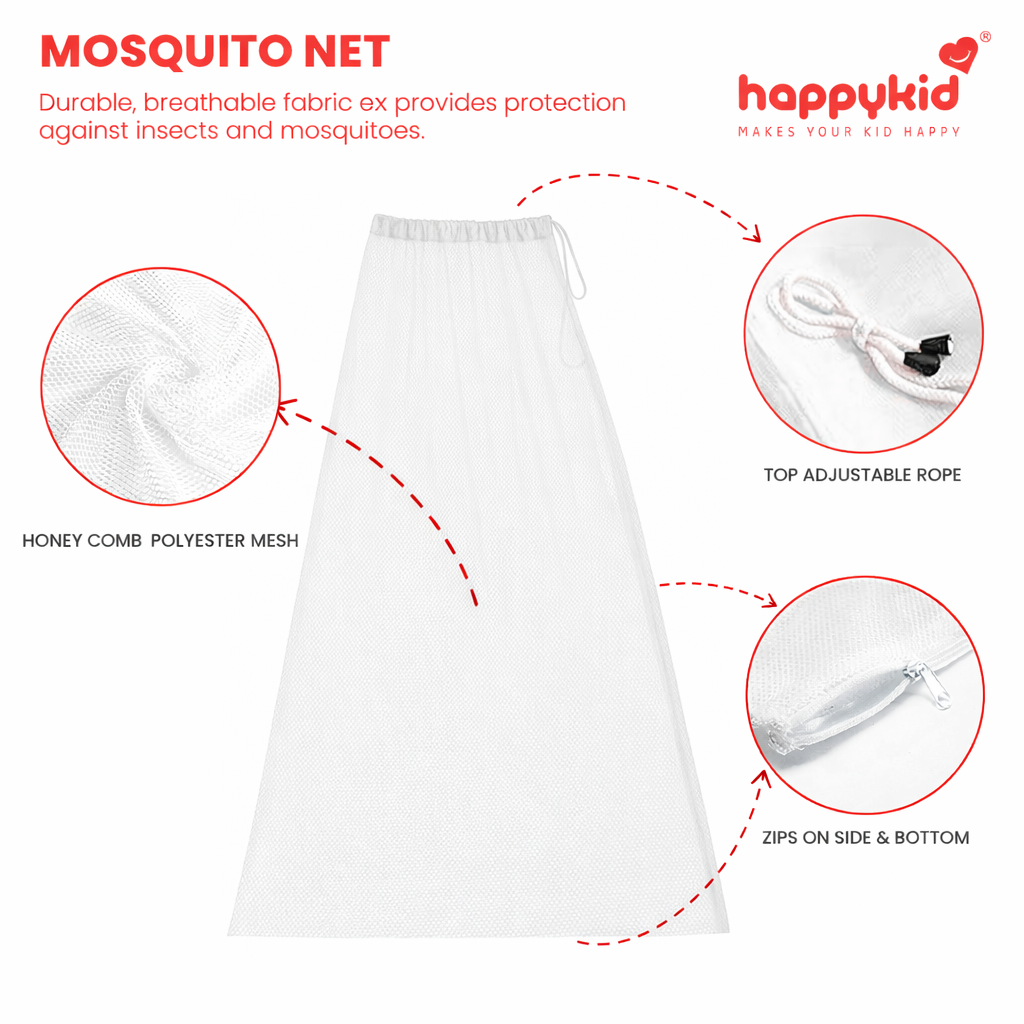 HappyKid Baby Cradle Mosquito Net