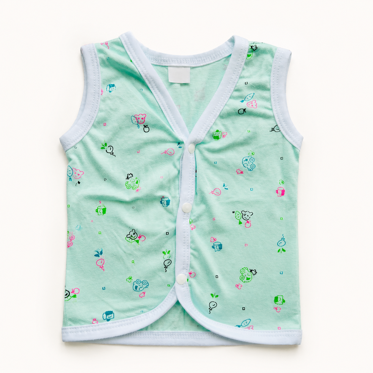 100% Cotton Baby Jabala Set - 6 Pack (0-3M)