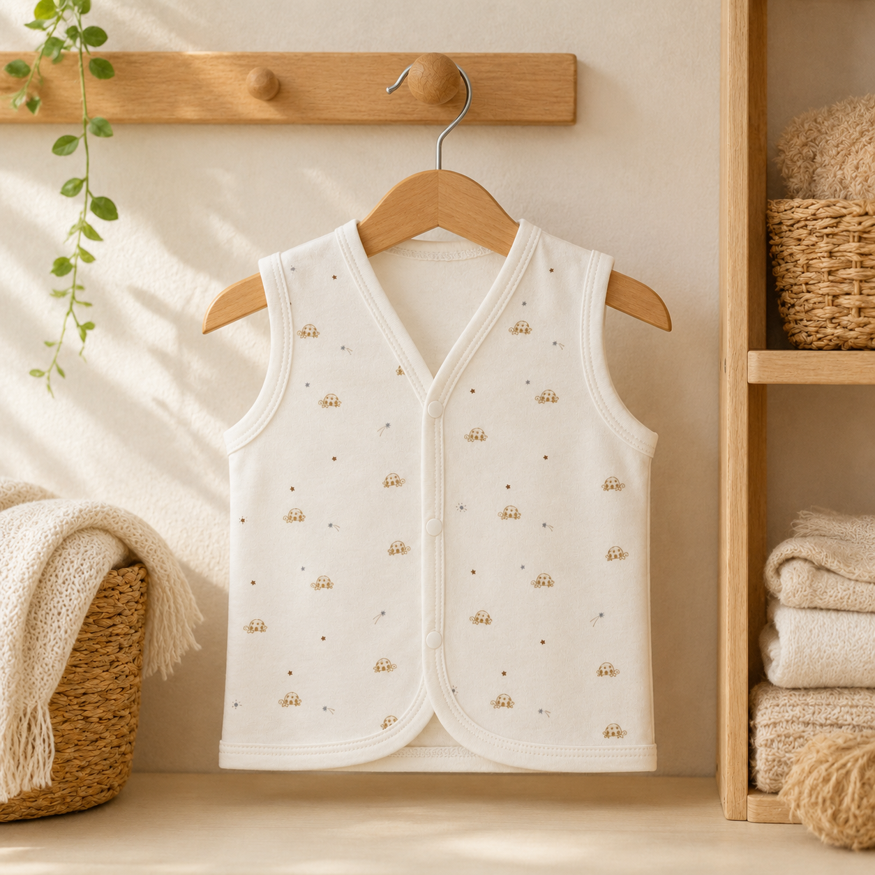 HappyKid Cotton Baby Jabala 0–6 Months – 6 Pack
