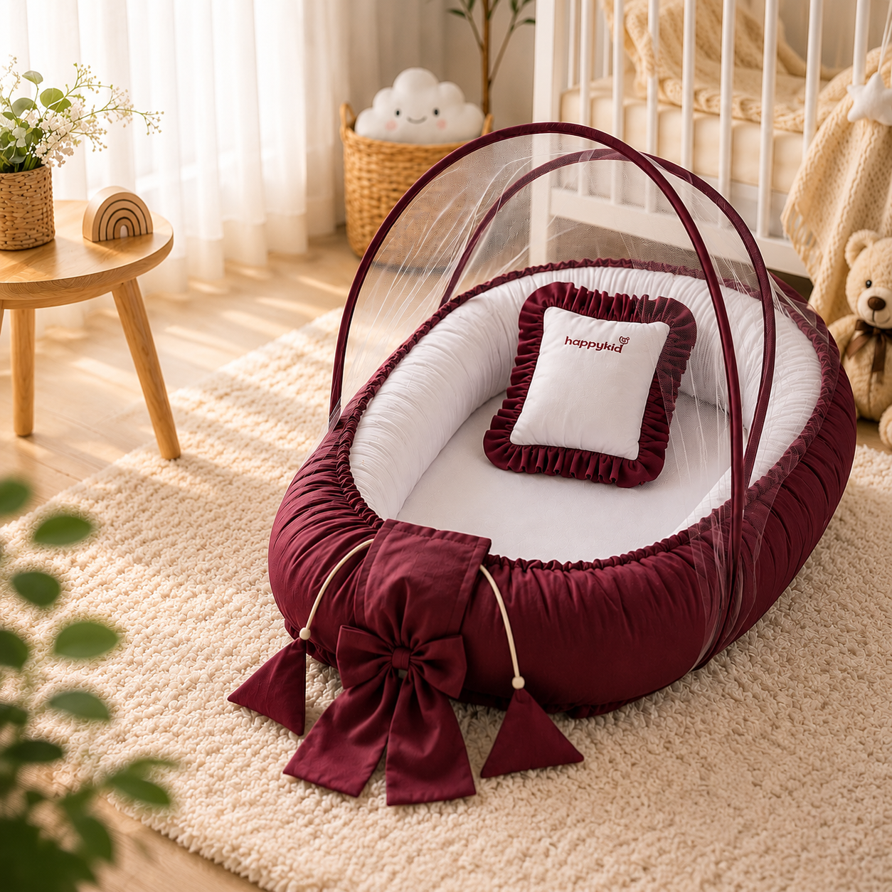 Baby Nest & Carry Bed Combo | 3-in-1 Newborn Sleep Solution