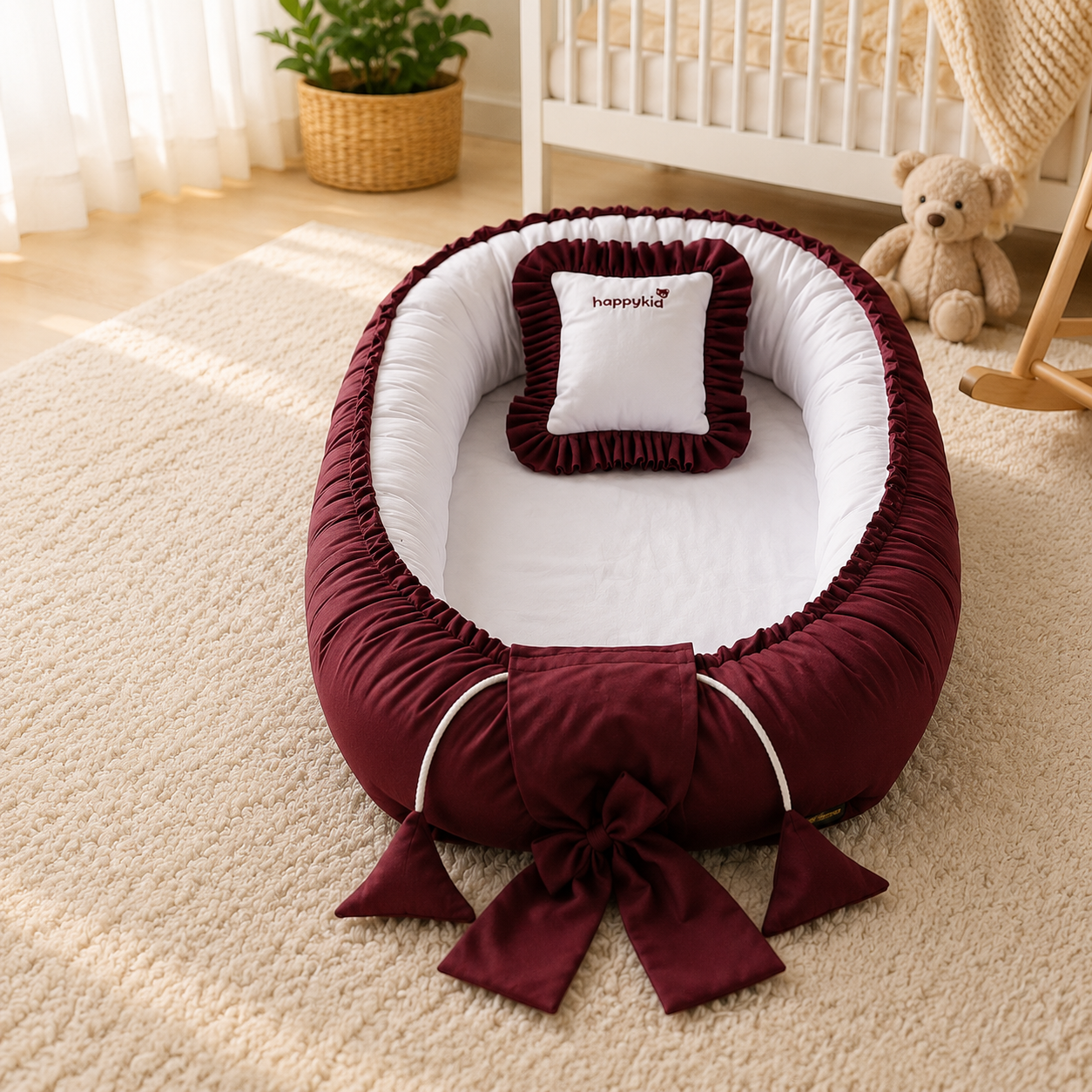 Baby Nest & Carry Bed Combo | 3-in-1 Newborn Sleep Solution