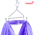 Happykid Metal Hanger for Baby Cradle Spring, Thottil, Jhoola, Palna, Jula, Swings (0-24 Months) | 20KG Capacity | 38CM Wide (Silver)