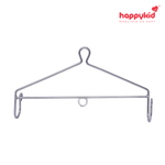 Happykid Metal Hanger for Baby Cradle Spring, Thottil, Jhoola, Palna, Jula, Swings (0-24 Months) | 20KG Capacity | 38CM Wide (Silver)