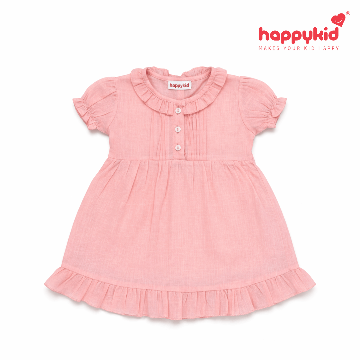 Baby Girls Voile Cotton Dress Set (3–18 Months)