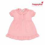 Happykid Newborn Baby Voile Daily Wear Dress  (0–12 Months ) 3 Piece