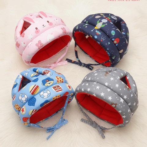 Baby Safety Helmet for Head Protection | Soft Padded Anti-Fall Head Guard Cap for Babies & Toddlers (Adjustable, Lightweight)