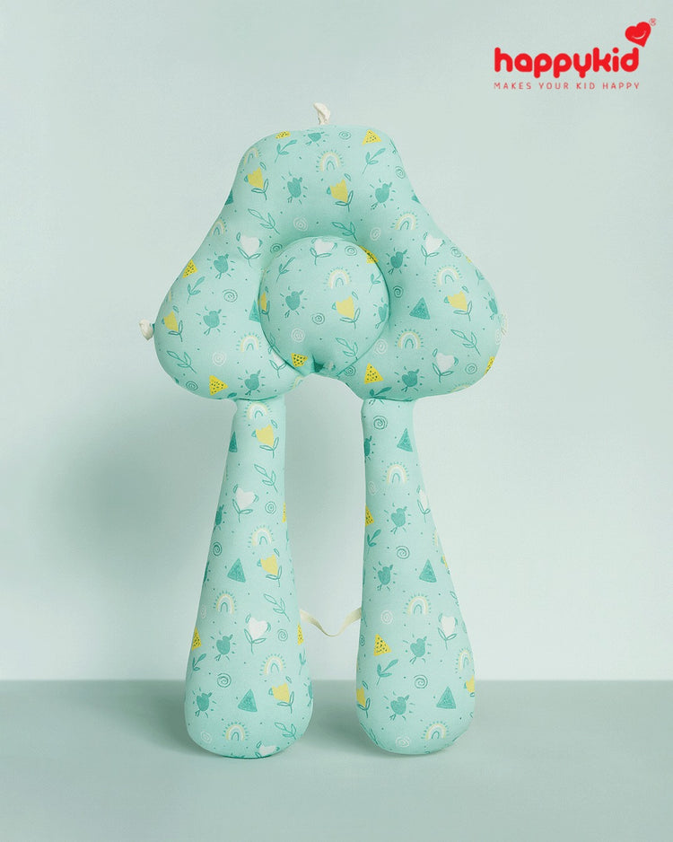 Baby Adjustable Pillow with 3-Side Support | Soft Cotton Infant Positioning Pillow | Newborn to Toddler Comfort Pillow