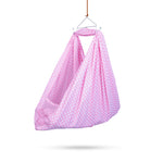 Pluto Bed Cradle for Baby | 100% Cotton Hanging Cradle with Mosquito Net & Soft Recron Bed