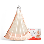 Happykid Angel Cradle with Double-Side Net & Double Spring Suspension | Newborn Baby Hanging Cradle