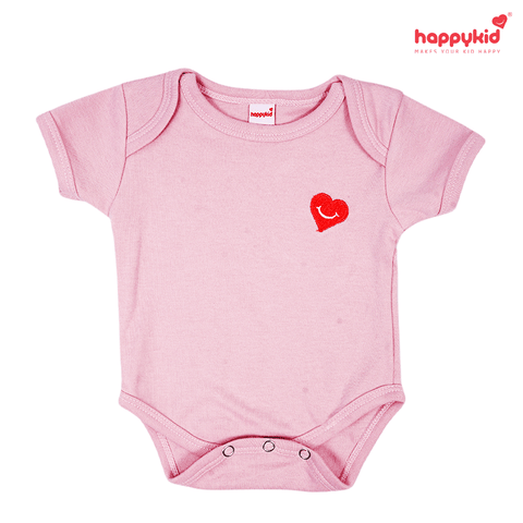 HappyKid Baby Cotton Bodysuit Set – Printed & Plain Onesies for Newborns (0–6 Months)